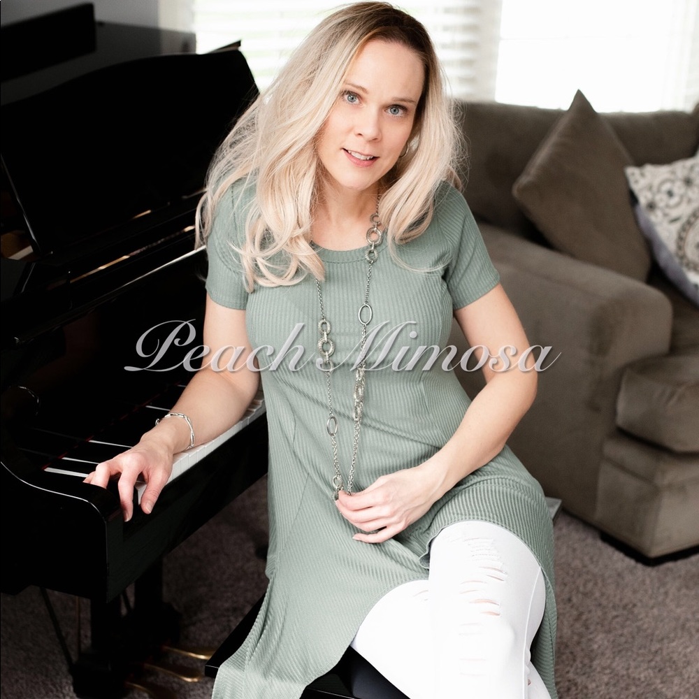 Ribbed tunic top - Picture 2 of 5